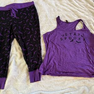 Torrid Purple 'Stay Spooky' Pajama Set